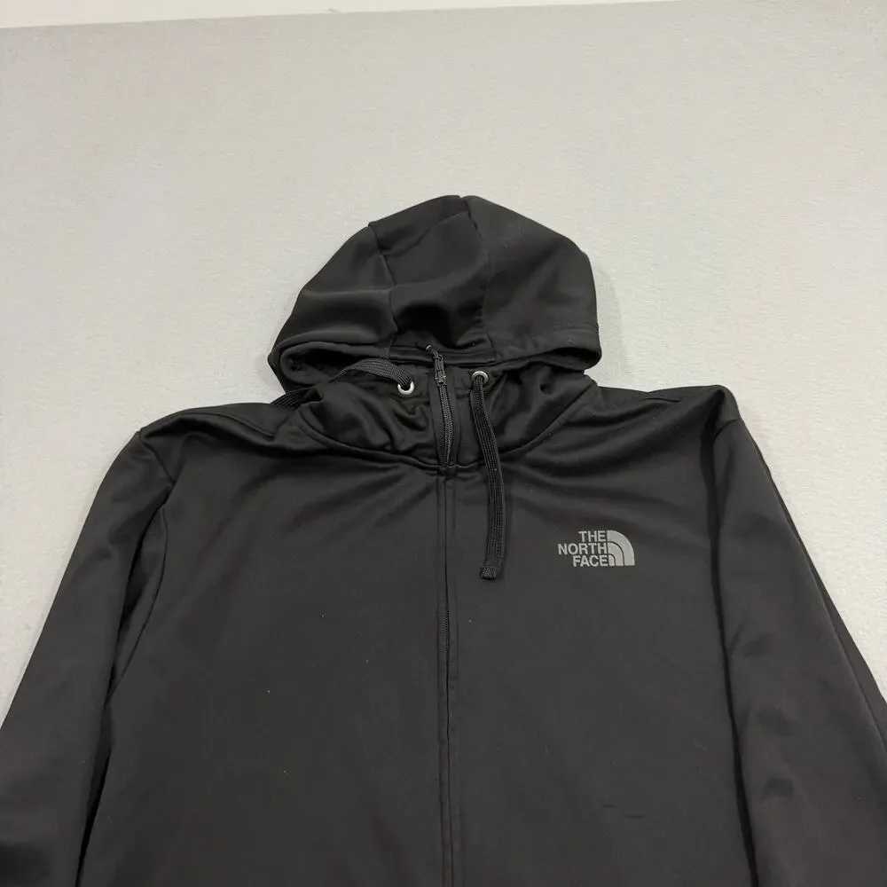 The North Face Full Zip Hoodie Men's 2XL XXL Black Fleece Outdoors Hiking